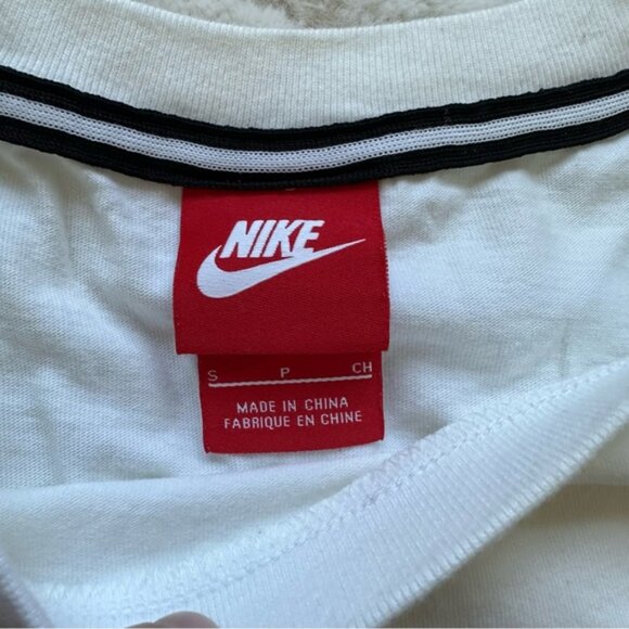 Nike | White "Just Do It 95" Graphic 3/4 Sleeve Tee | Size Small - Picture 8 of 10